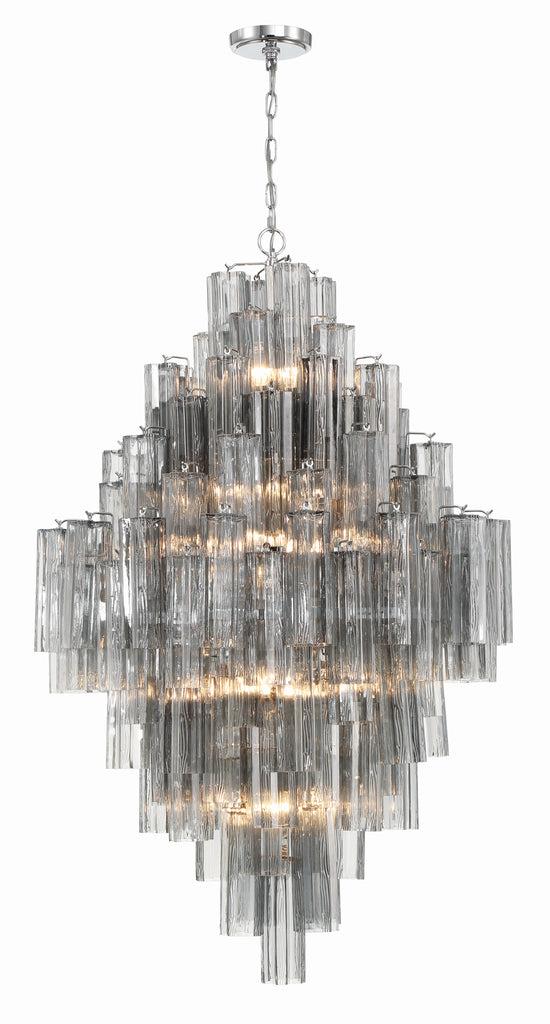 Addis 20 Light Polished Chrome Chandelier - C193-ADD-319-CH-SM