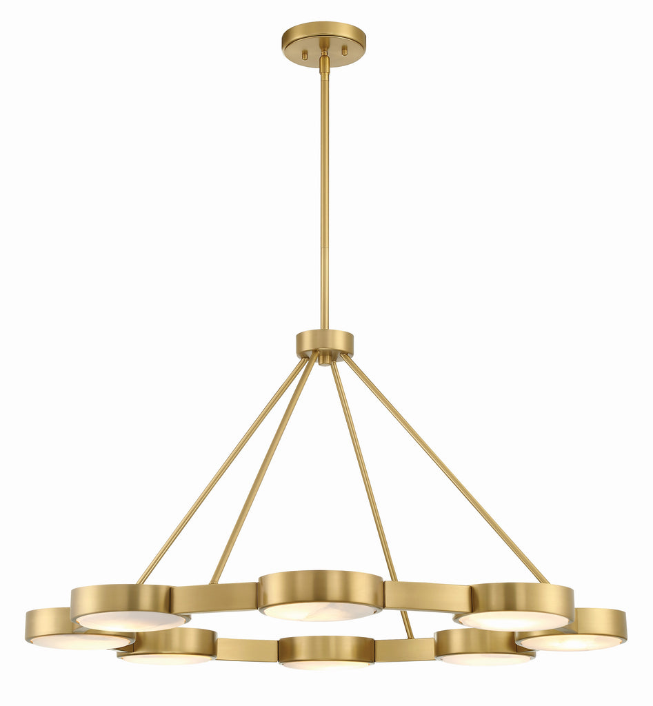 Orson 8 Light Modern Gold Chandelier - C193-ORS-738-MG-ST