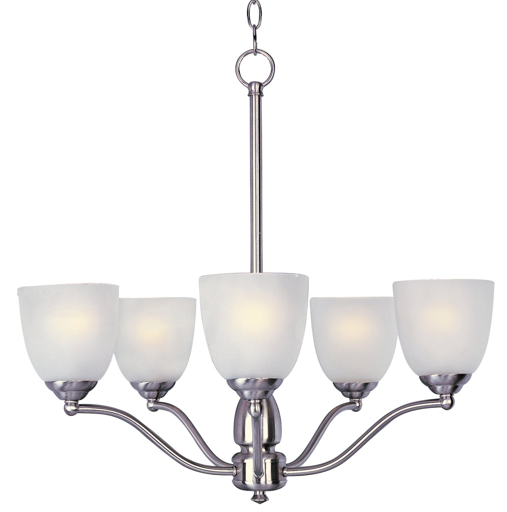 Stefan 5-Light Chandelier Satin Nickel - C157-10065FTSN