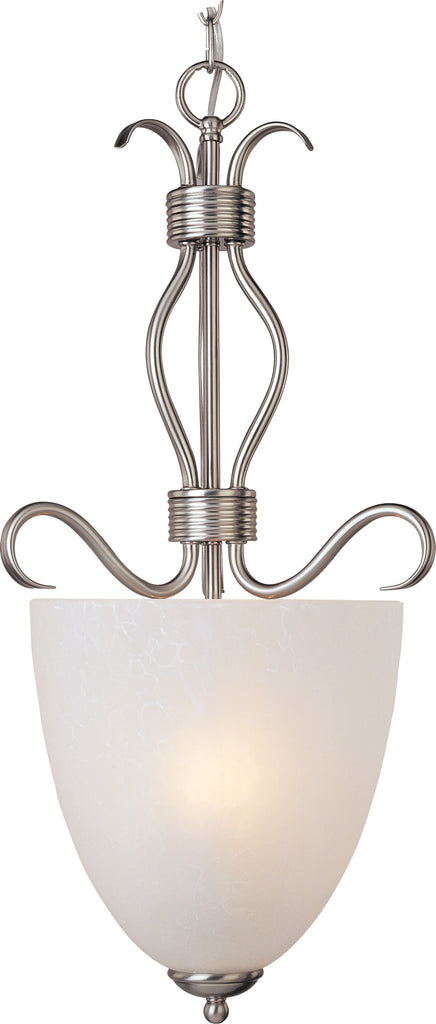 Basix 4-Light Entry Foyer Pendant Satin Nickel - C157-10131ICSN