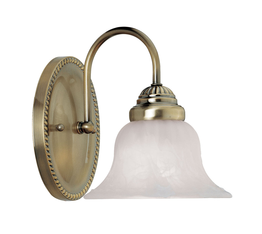 Livex Edgemont 1 Light Antique Brass Bath Light - C185-1531-01