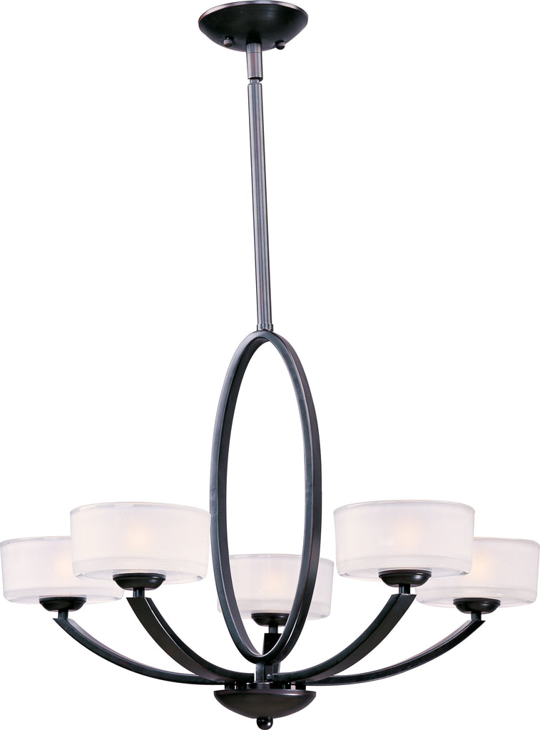 Elle 5-Light Chandelier Oil Rubbed Bronze - C157-19045FTOI