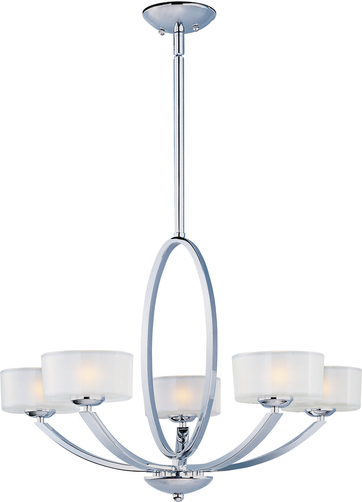 Elle 5-Light Chandelier Polished Chrome - C157-19045FTPC