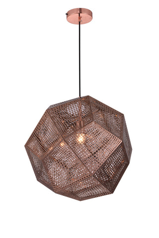 ZC121-PD2055 - Urban Classic: Kronos 1 Light Copper Pendant