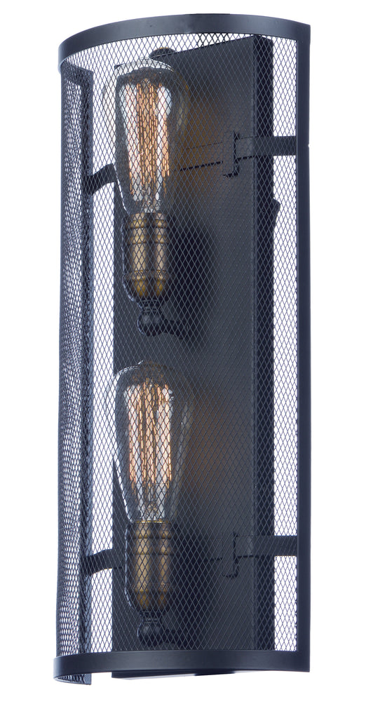 Palladium 2-Light Wall Sconce w/Bulbs Black / Natural Aged Brass - C157-20119BKNAB/BUI