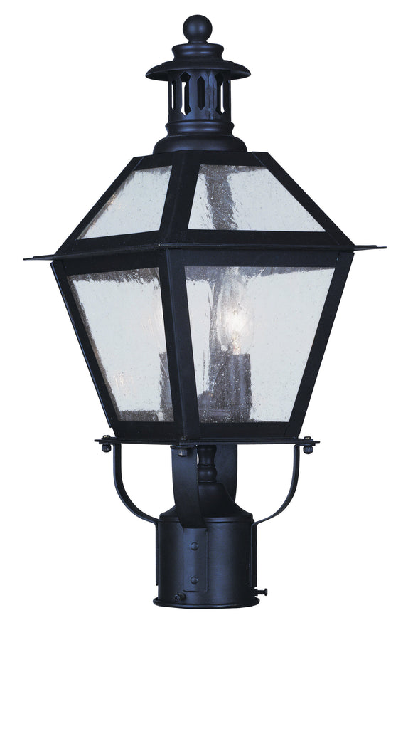 Livex Waldwick 2 Light Bronze Outdoor Post Lantern - C185-2042-07