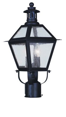 Livex Waldwick 2 Light Bronze Outdoor Post Lantern - C185-2042-07