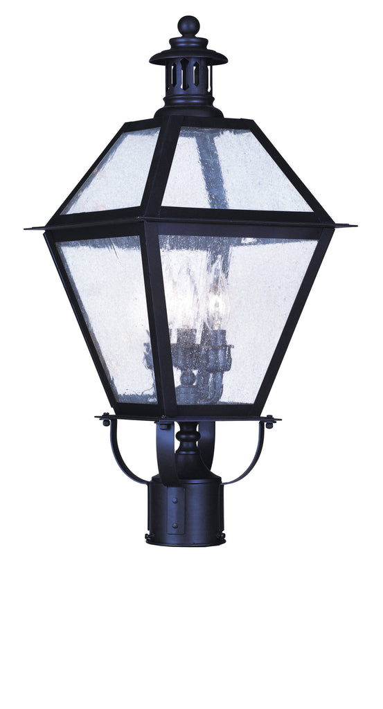 Livex Waldwick 3 Light Bronze Outdoor Post Lantern - C185-2045-07