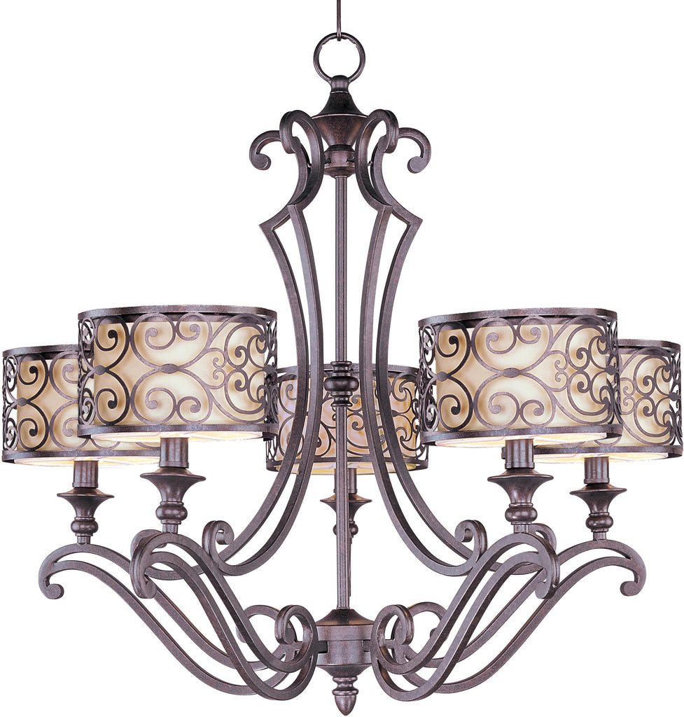 Mondrian 5-Light Chandelier Umber Bronze - C157-21155WHUB