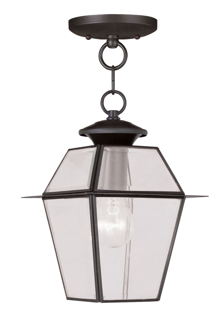 Livex Westover 1 Light Bronze Outdoor Chain Lantern  - C185-2183-07