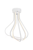 ZC121-5105F18WH - Regency Lighting: Dahlia 3 light in White Flush mount