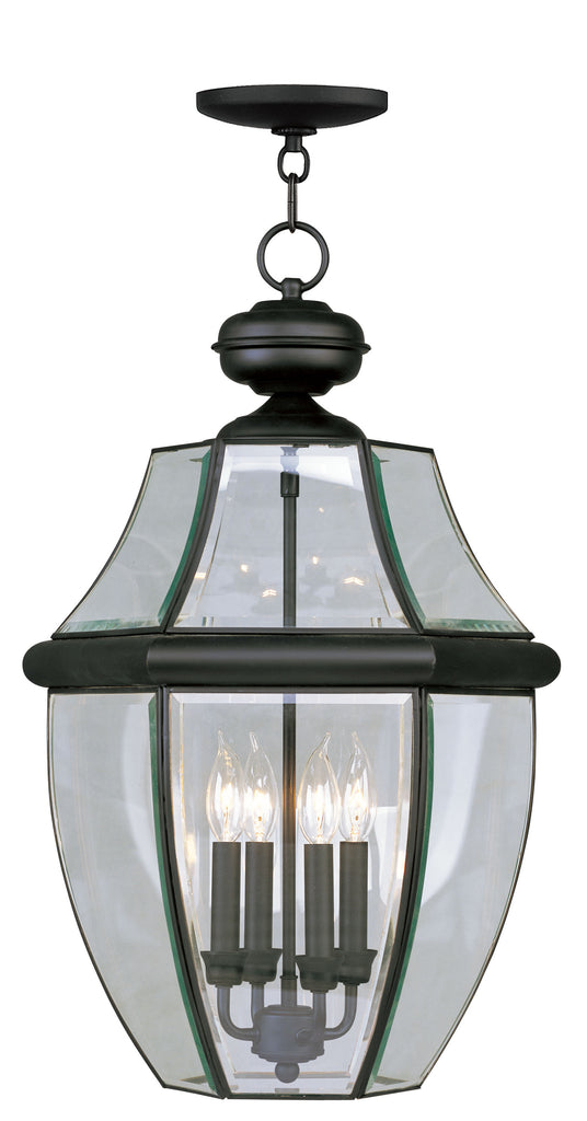 Livex Monterey 4 Light Black Outdoor Chain Lantern  - C185-2357-04