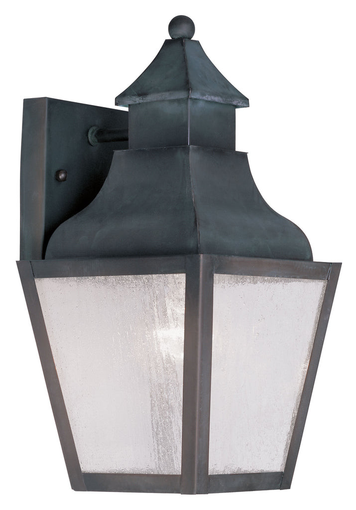 Livex Vernon 1 Light Charcoal Outdoor Wall Lantern - C185-2450-61