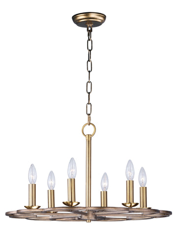 Helix 6-Light Chandelier Bronze Fusion - C157-24737BZF