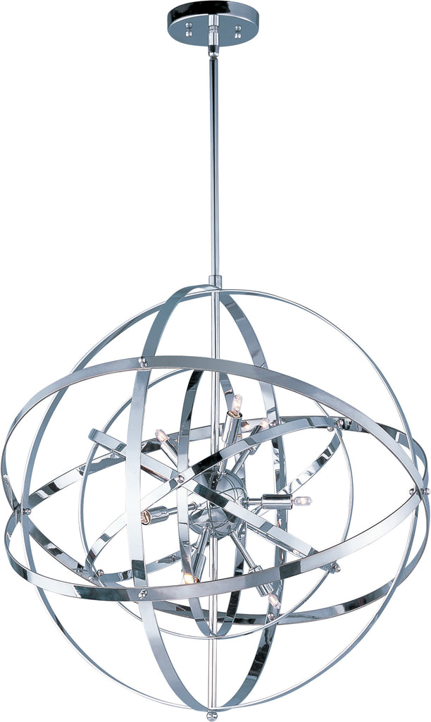 Sputnik 9-Light Pendant Polished Chrome - C157-25133PC
