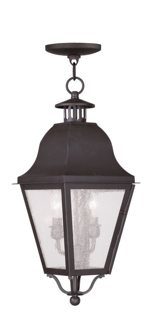 Livex Amwell 2 Light Bronze Outdoor Chain Lantern  - C185-2546-07