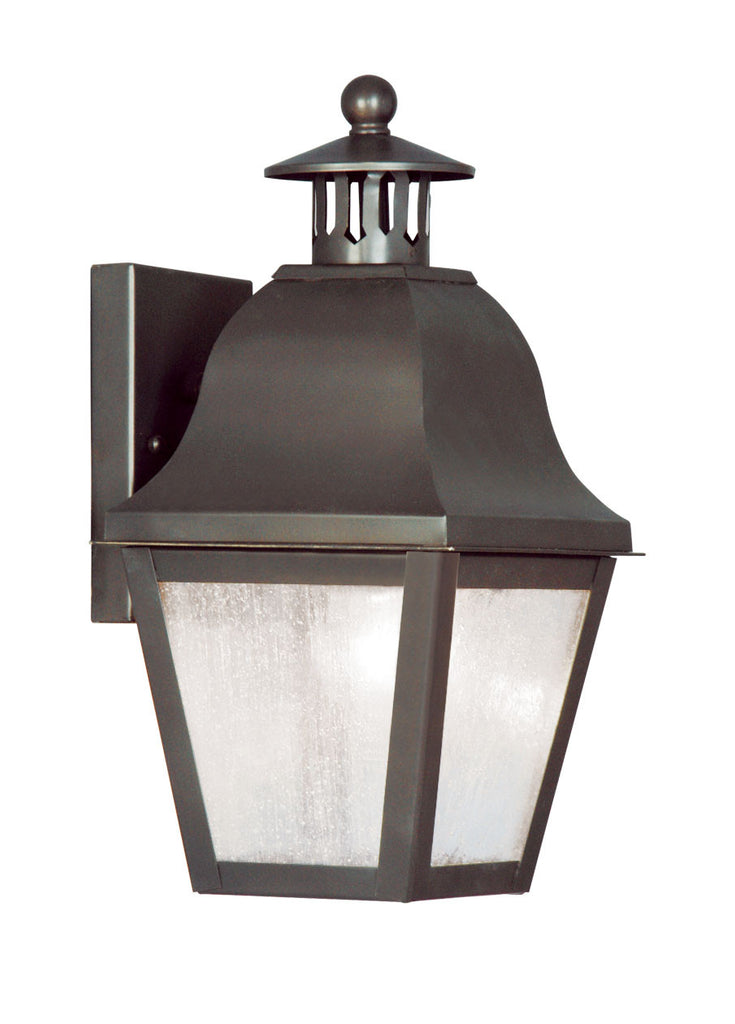 Livex Amwell 1 Light Bronze Outdoor Wall Lantern - C185-2550-07