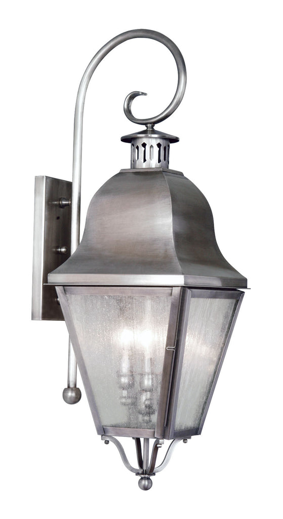 Livex Amwell 3 Light VPW Outdoor Wall Lantern - C185-2555-29