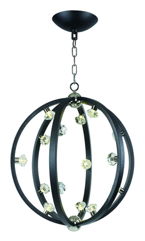 Equinox LED Pendant Textured Black / Polished Nickel - C157-39104BCTXBPN