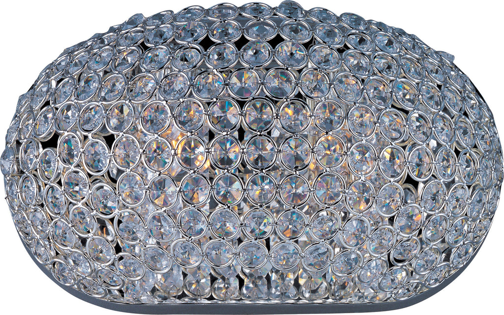 Glimmer 2-Light Wall Sconce Plated Silver - C157-39881BCPS