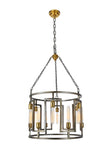 ZC121-1544D24VN - Urban Classic: Fontana 12 light in 
Vintage Nickel chandelier