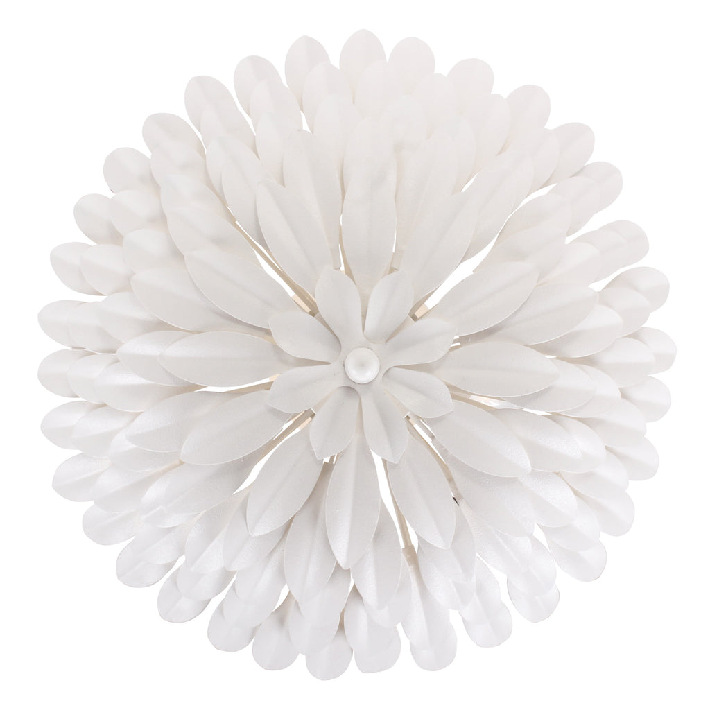 4 Light Matte White Floral Sconce - C193-505-MT_WALL