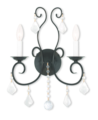 Livex Donatella 2 Light English Bronze Wall Sconce - C185-50762-92