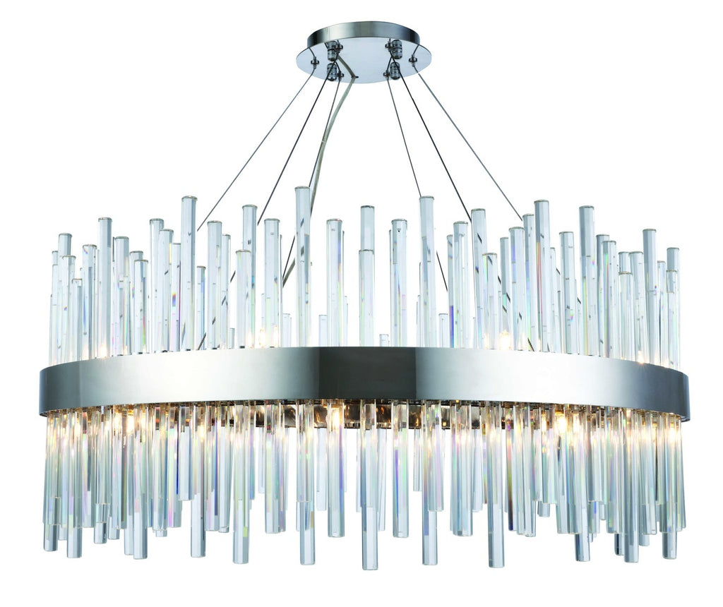 ZC121-3000D32C - Regency Lighting: Dallas 18 light Chrome Chandelier Clear Royal Cut Crystal