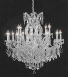 Set of 2-1 Chandelier Crystal Lighting Empress Crystal (TM) H38" W37" and 1 Large Foyer/Entryway Maria Theresa Empress Crystal (tm) Chandelier Lighting! H 52" W 46" - CS/1/21510/15+1 + CS/52/2MT/24+1