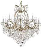 Maria Theresa Chandelier Crystal Lighting Chandeliers Lights Fixture Ceiling Lamp for Dining Room, Entryway, Living Room H38" X W37" Dressed with Diamond Cut Crystal! - A500-1/21510/15+1-DC