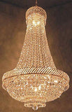 French Empire Crystal Chandelier Chandeliers Lighting H46" X W23" - F93-C7/CG/448/9