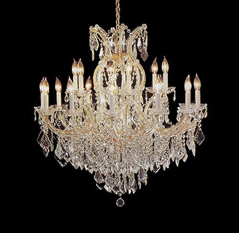 Maria Theresa Chandelier Crystal Lighting Lights Fixture Pendant Ceiling Lamp For Dining Room Entryway Living Room H38" X W37" - A83-1/21510/15+1