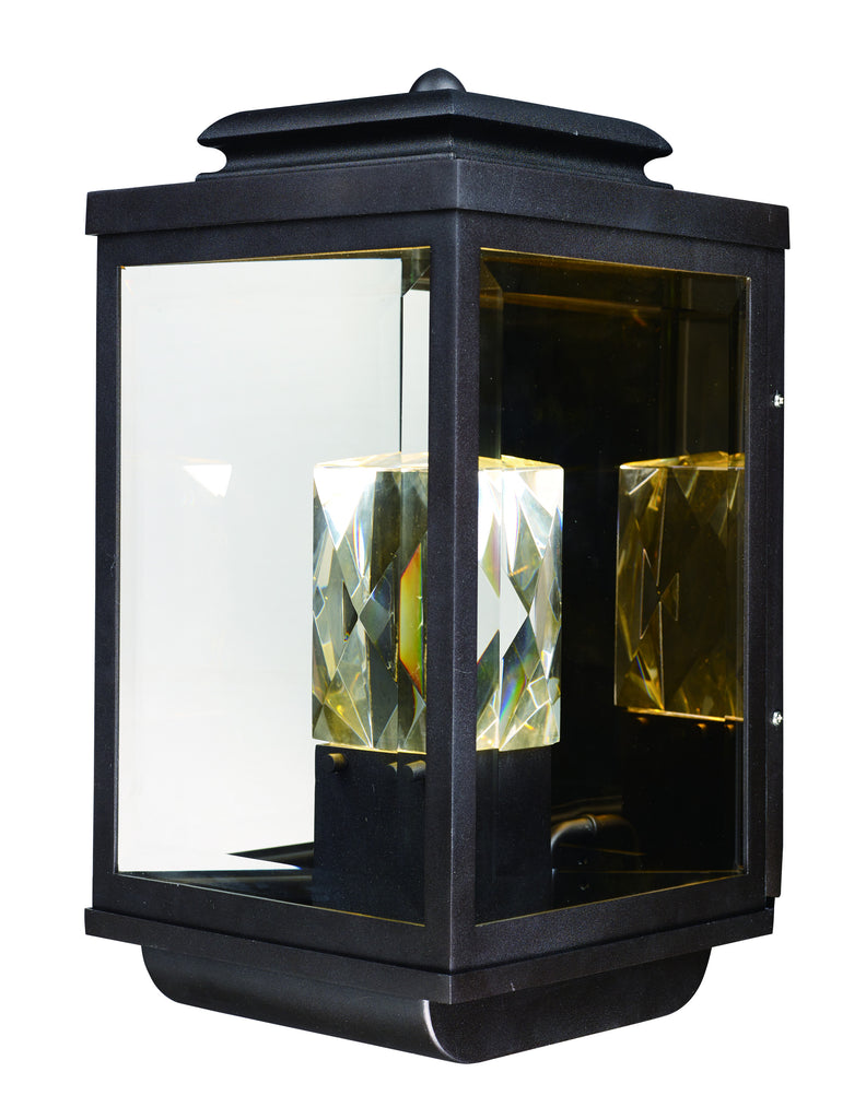 Mandeville LED 2-Light Outdoor Wall Lantern Galaxy Bronze - C157-53526CLGBZ