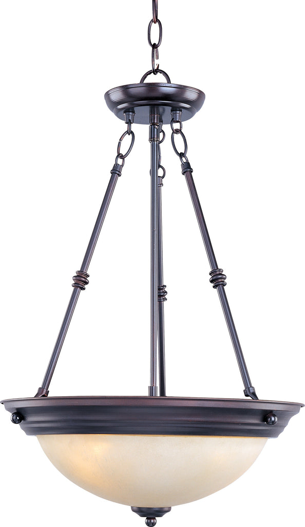 Essentials 3-Light Invert Bowl Pendant Oil Rubbed Bronze - C157-5845WSOI