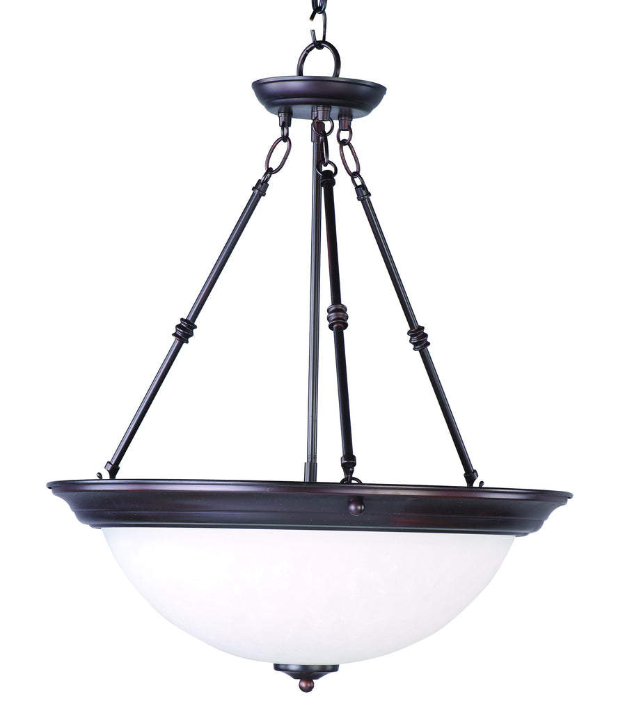 Essentials 3-Light Invert Bowl Pendant Oil Rubbed Bronze - C157-5846ICOI