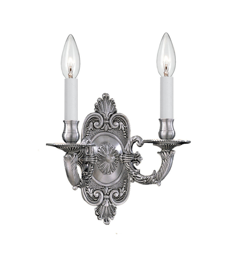 2 Light Pewter Traditional Sconce - C193-642-PW
