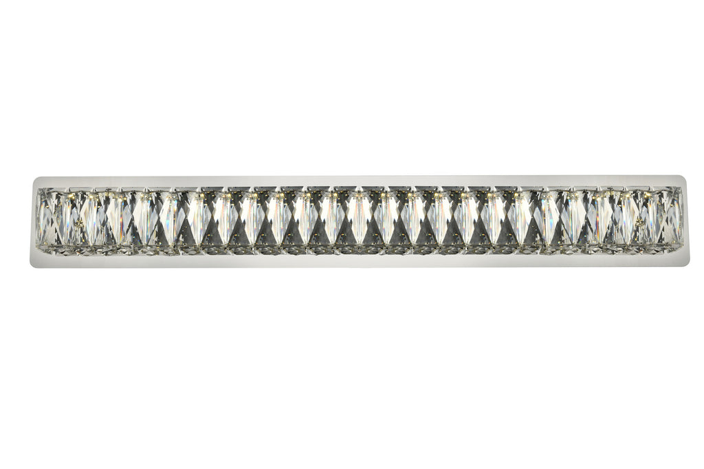 ZC121-3502W32C - Regency Lighting: Monroe Integrated LED chip light Chrome Wall Sconce Clear Royal Cut Crystal