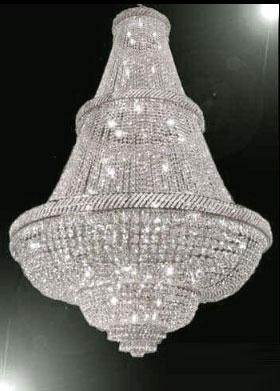 French Empire Crystal Chandelier Lighting 6Ft Tall - Perfect For An Entryway Or Foyer - A500-Silver/448/48