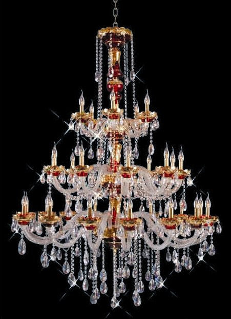 C121-7810/4562 Alexandria Collection By Elegant Murano Venetian Style CHANDELIER Chandeliers, Crystal Chandelier, Crystal Chandeliers, Lighting