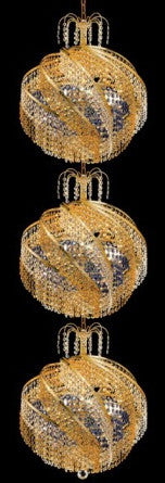 C121-GOLD/8053/2266 Spiral CollectionEmpire Style CHANDELIER Chandeliers, Crystal Chandelier, Crystal Chandeliers, Lighting