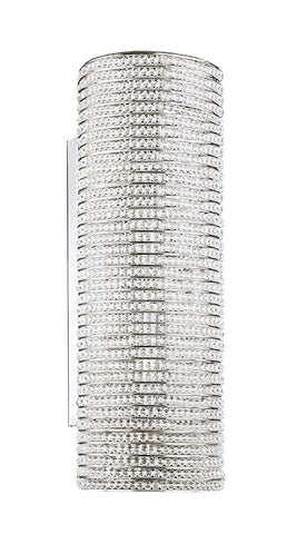 Crystal Halo Sconce Modern/Contemporary Lighting Orb Wall Sconce 21" - Good for Dining Room, Foyer, Entryway, Family Room and More! - GB104-2/3132