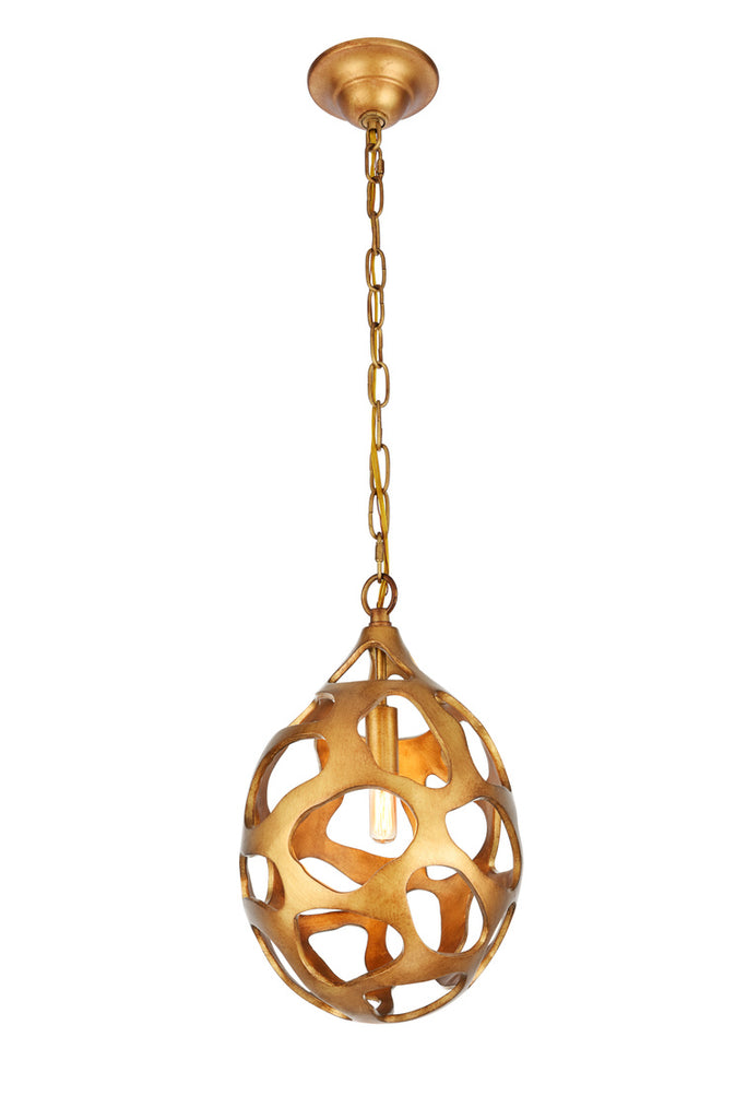 ZC121-1545D10GG - Urban Classic: Bombay 1 light in Gilded Gold  chandelier