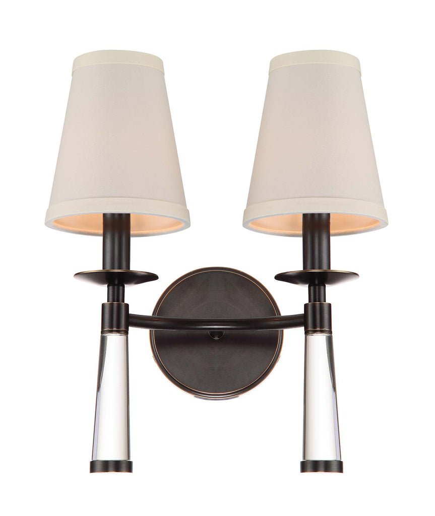 2 Light Oil Rubbed Bronze Transitional Sconce - C193-8862-OR