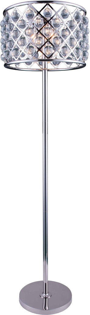 C121-1204FL20PN/RC By Elegant Lighting - Madison Collection Polished nickel Finish 4 Lights Floor Lamp