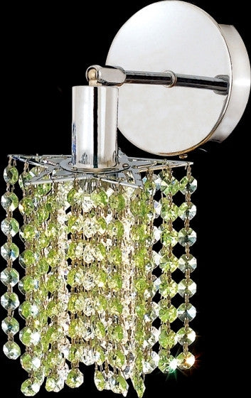 C121-1281W-R-P-LP/RC By Elegant Lighting Mini Collection 1 Lights Wall Sconce Chrome Finish