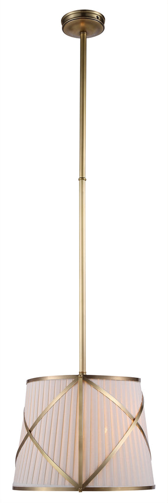 C121-1408D15BB By Elegant Lighting - Fairmount Collection Burnished Brass Finish 2 Lights Pendant lamp