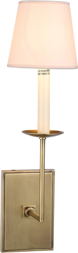 C121-1436W4BB By Elegant Lighting - Astana Collection Burnished Brass Finish 1 Light Wall Sconce