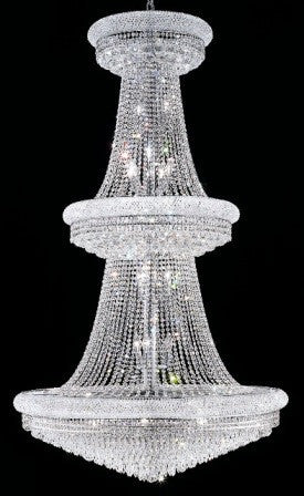 C121-1802G42C By Regency Lighting-Primo Collection Chrome Finish 38 Lights Chandelier