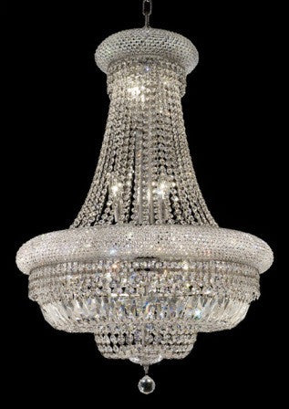 C121-1803D28C By Regency Lighting-Primo Collection Chrome Finish 14 Lights Chandelier