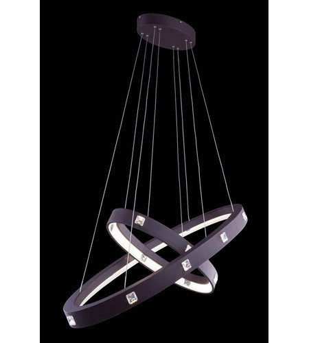 C121-2097G39BN/RC By Elegant Lighting Infinity Collection Pendant